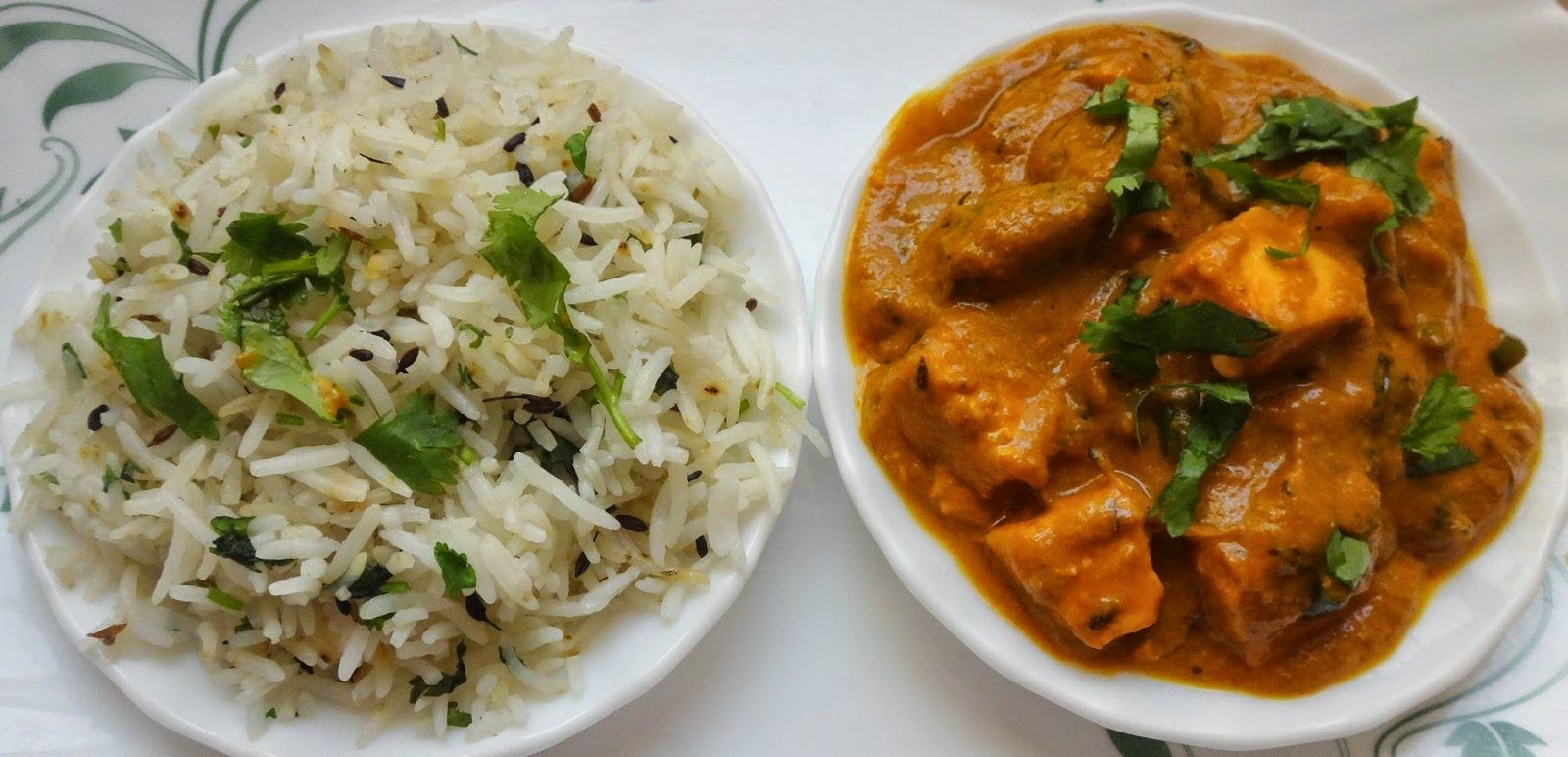 Butter Paneer + Jeera Rice / 2 Butter Tandoori Roti